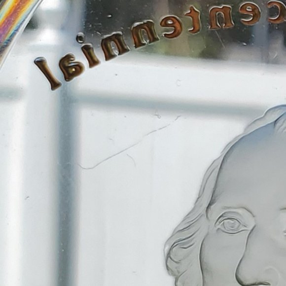 Hallmark George Washington bicentennial Acrylic Ornament Dated 1989 - Picture 12 of 15